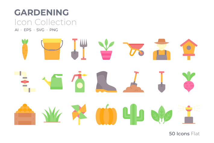 Gardening Color Icon