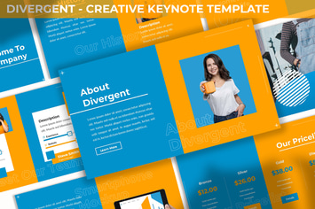 Divergent - Creative Keynote Template
