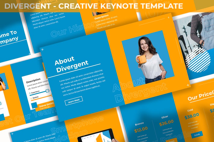 Divergent - Creative Keynote Template