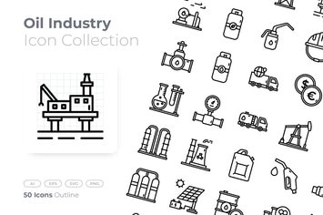 Oil Industry Outline Icon