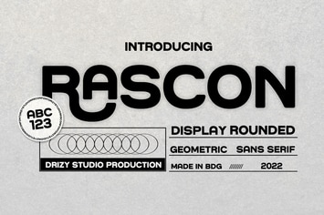 Rascon - Geometric Sans Sarif Font 