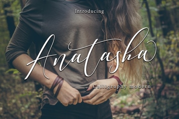 Anatasha Calligraphy Modern
