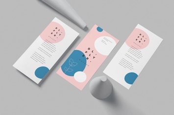 Vertical DL Size Flyer Mockups