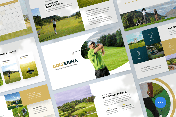 Golf Club & Resort Keynote Presentation Template