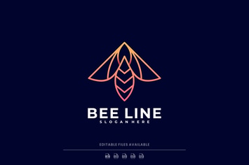 Bee Line Art Logo
