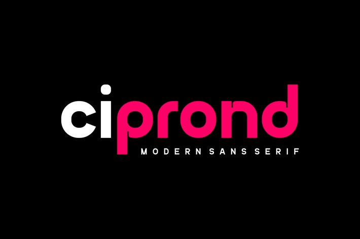Ciprond - Modern Sans Serif Font