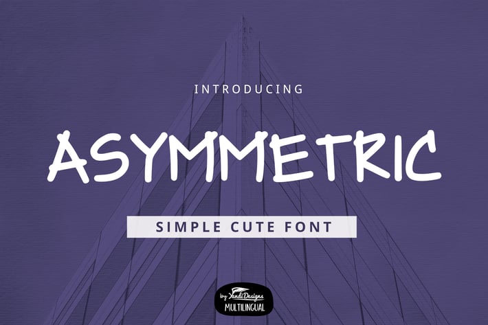 Asymmetric Font
