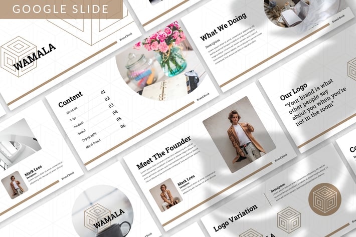 Wamala - Lookbook Google Slide Template