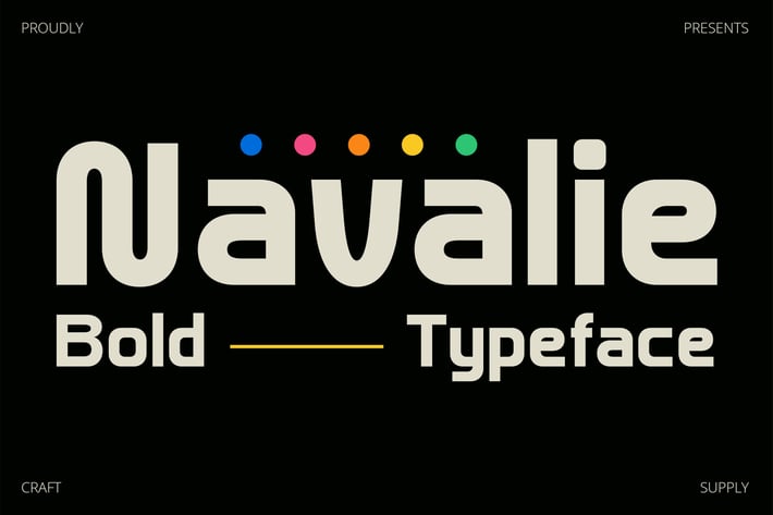 Navalie – Bold Sans Serif