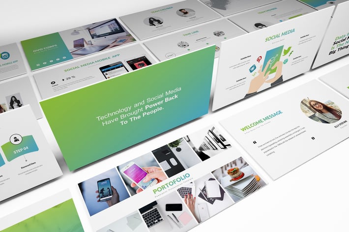 Social Media Google Slides Template