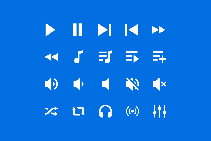 Music Player Icons