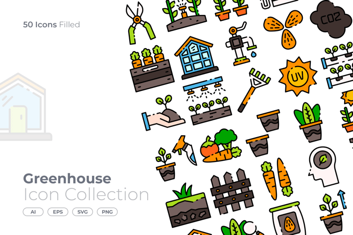 Greenhouse Filled Icon