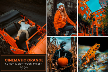 Cinematic  Orange Action & Lightrom Presets