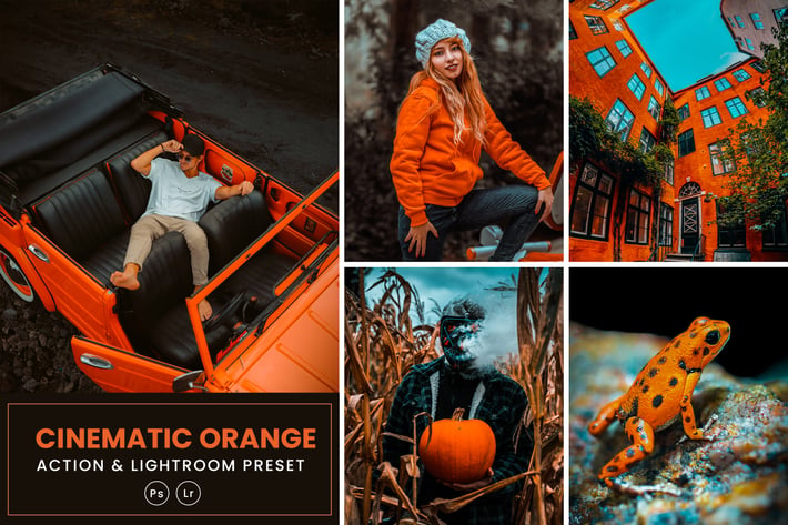 Cinematic  Orange Action & Lightrom Presets