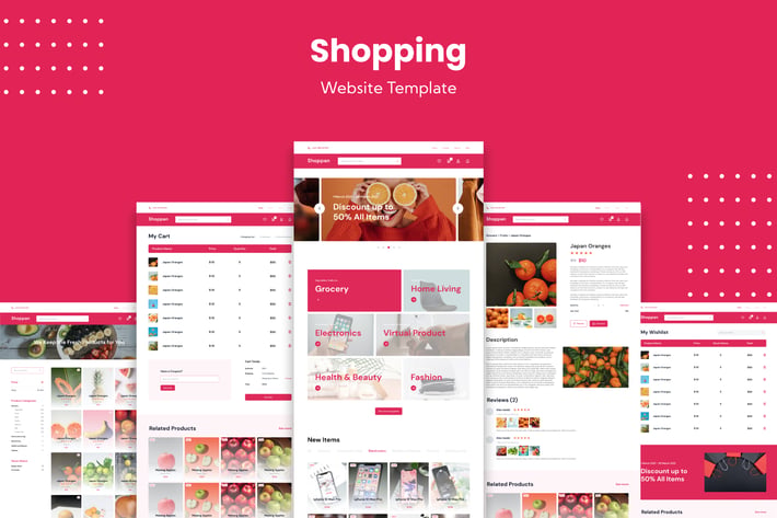 E-commerce Shopping Website Template