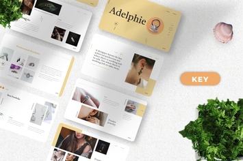 Adelphie  - Jewelry Product Keynote Template