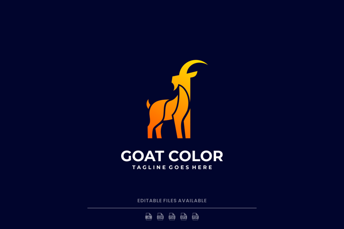 Goat Gradient Logo