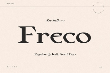 Freco - Modern Serif Font