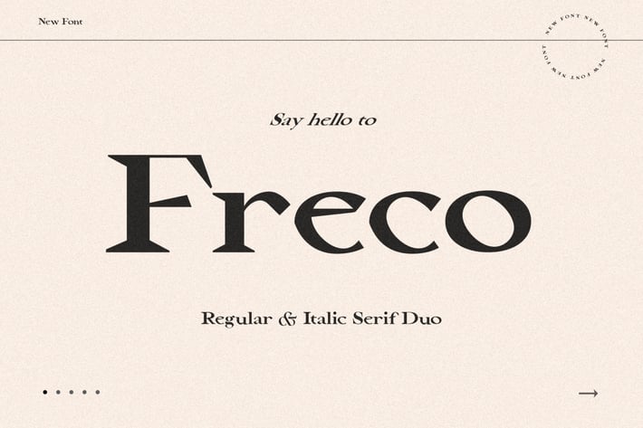 Freco - Modern Serif Font