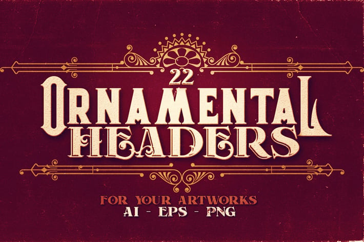22 Ornamental Headers
