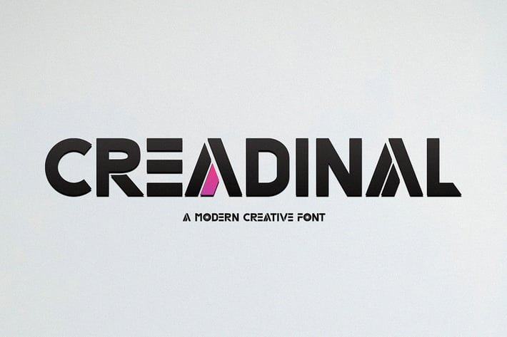Creadinal - Modern Font