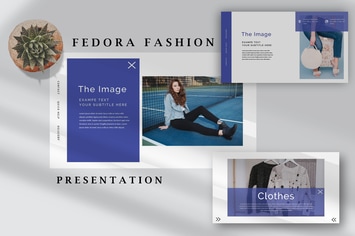 Fedora Fashion Style - Modern Keynote Template