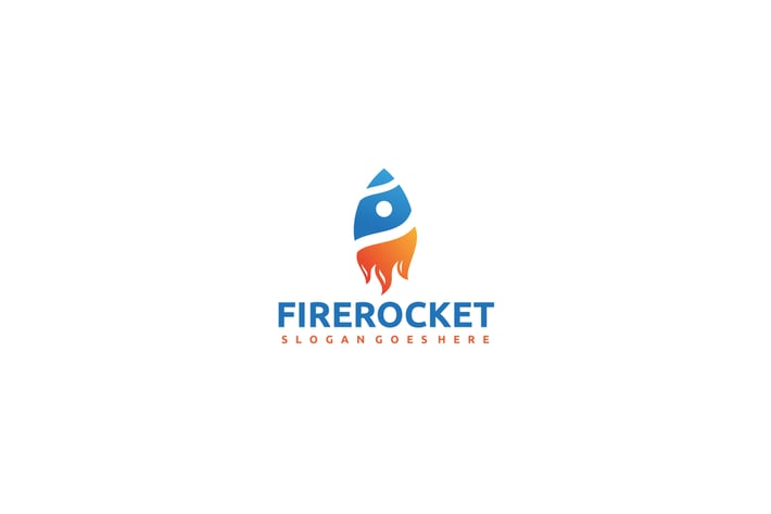 Fire Rocket Logo