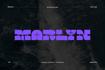 Marlyn - Display & Logo Font family