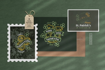 Saint Patrick Label Badges