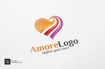 Amore / Heart - Logo Template