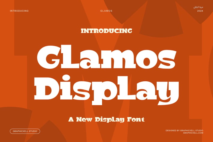Glamos Unique Display Font