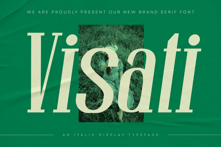 Visati - Italic Display Typeface