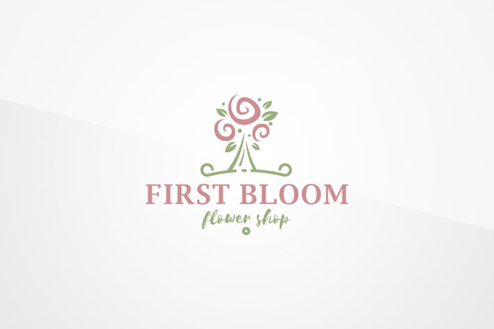 Flower Shop Logo Template
