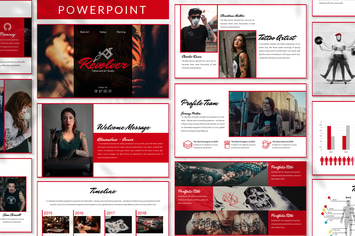 Revolver - Art Business Powerpoint Template