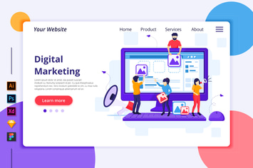 Digital Marketing Illustration