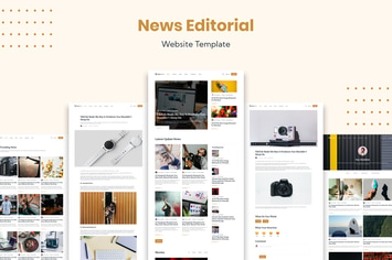 News Editorial Website Template