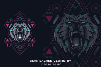 BEAR SACRED GEOMETRY