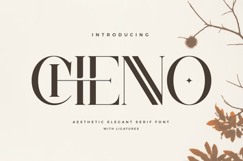 Chenno - Elegant Ligature Font