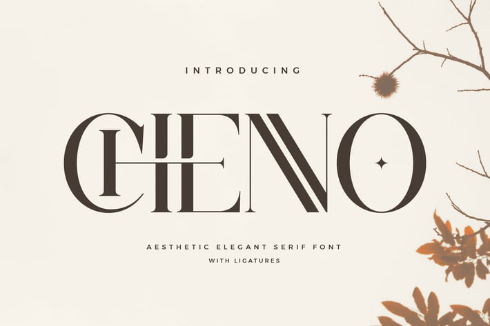 Chenno - Elegant Ligature Font
