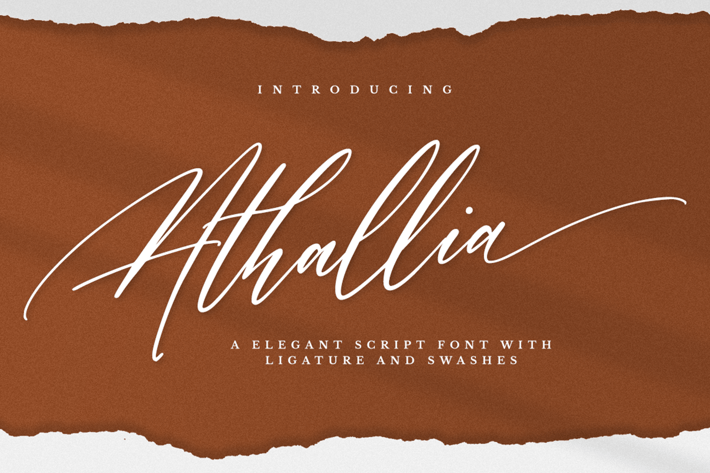 Athallia - Luxury Font