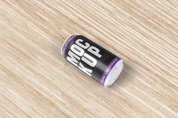 Beer Can Mockup V8