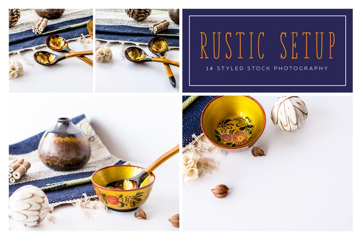 Rustic Setup, Styled Photo Pack