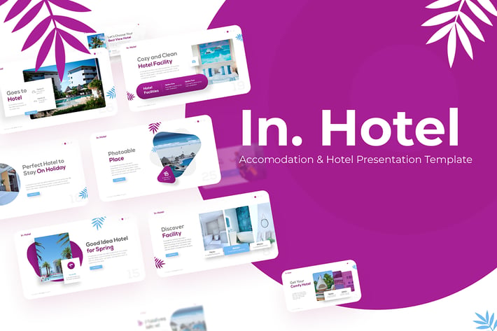 In Hotel Accomodation & Hotel Powerpoint Template