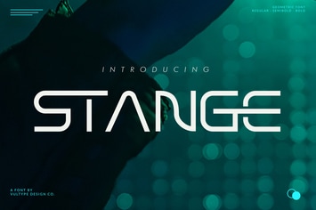 Stange Semi Bold - Logo Font