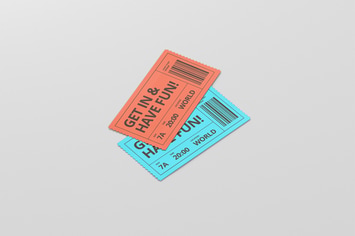 Event Ticket Mockup