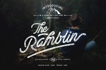 Ramblin Font Duo