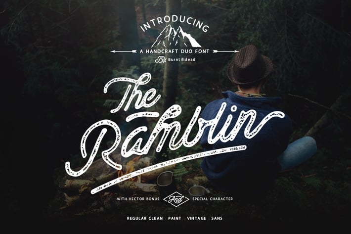 Ramblin Font Duo