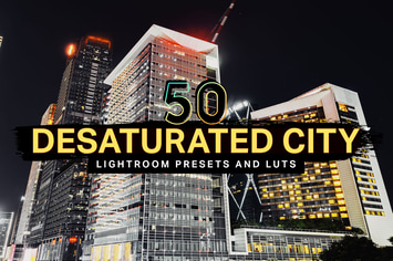 50 Desaturated City Lightroom Presets and LUTs