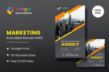 Marketing Animated Banner Google Web Designer
