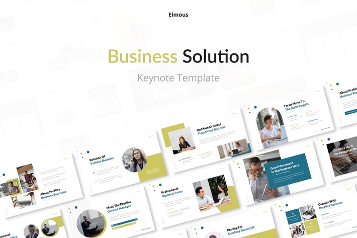 Business Solution Keynote Presentation Template